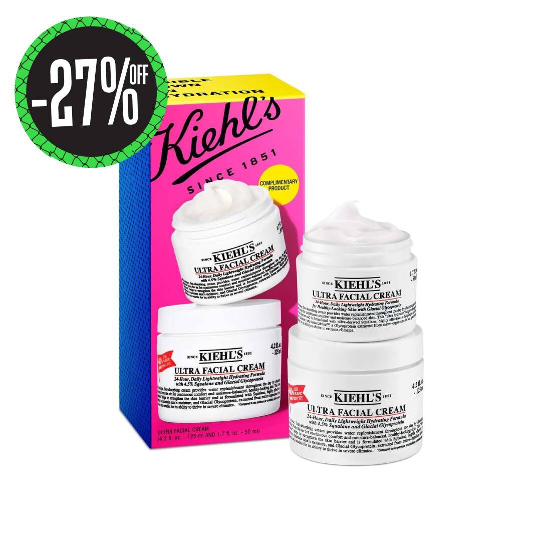 KIEHL’S ULTRA FACIAL CREAM 2個セット Set Hidratación Ultra Facial Home & Away Duo ¡Full Hidratación!